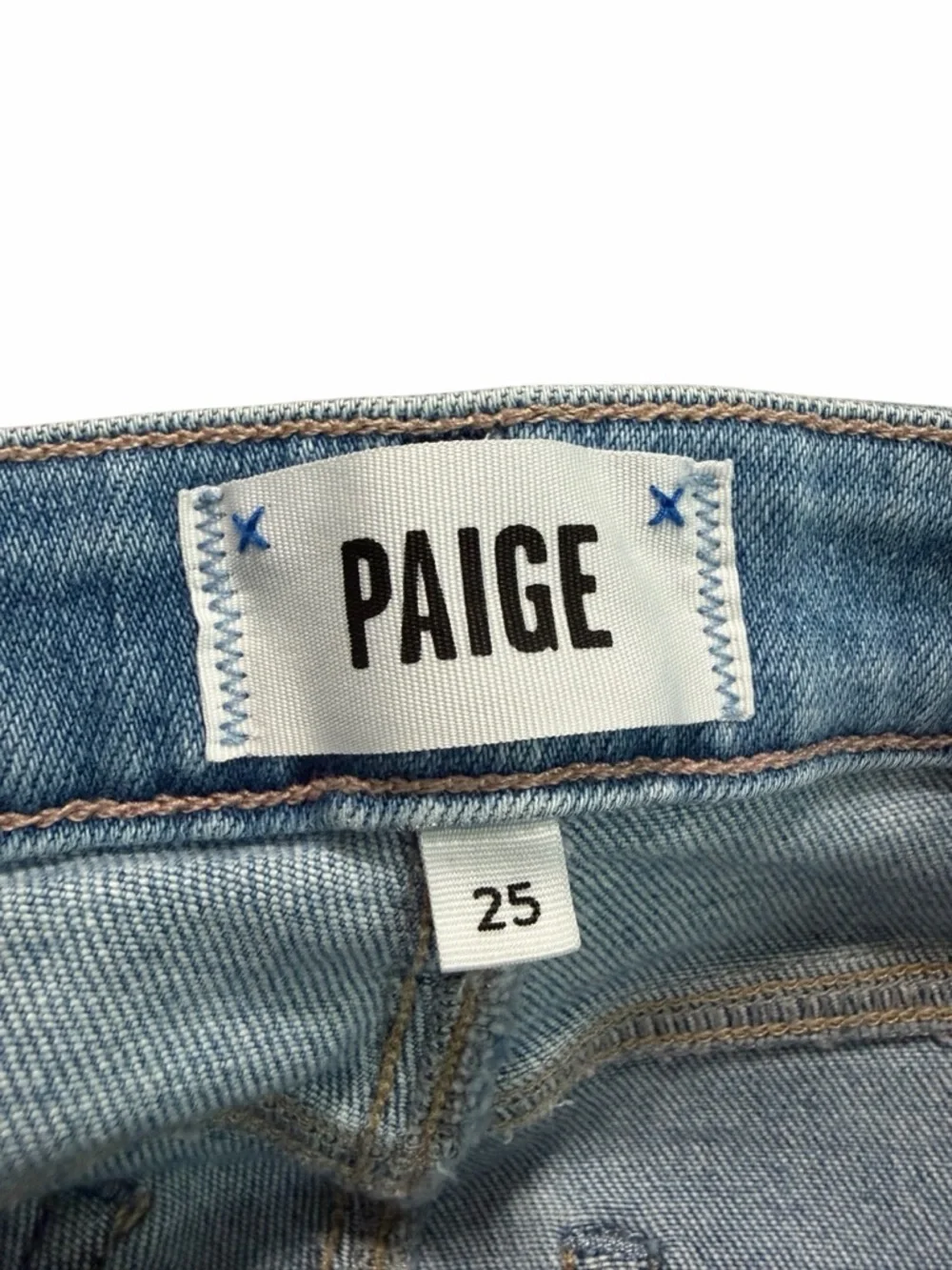 PAIGE Claudine High Rise Ankle Flare‎ | Darling with Siesta Hem | Size 25
